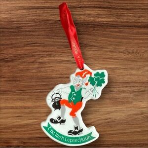 Irish Christmas Ornament - Leprechaun - Royal Tara China